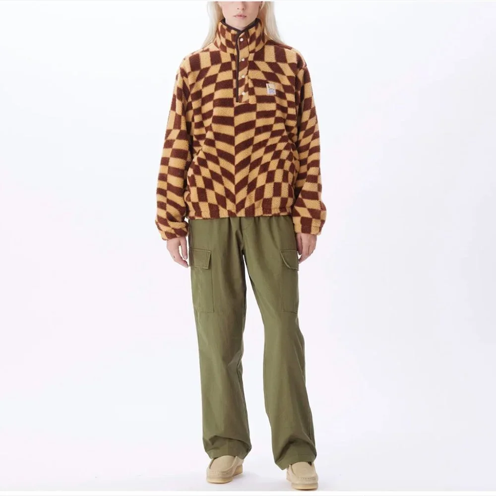 NEW OBEY wavy pop over jacket size S - Picture 3 of 4